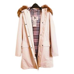 Burberry London White Dara Parka NWT Size XL